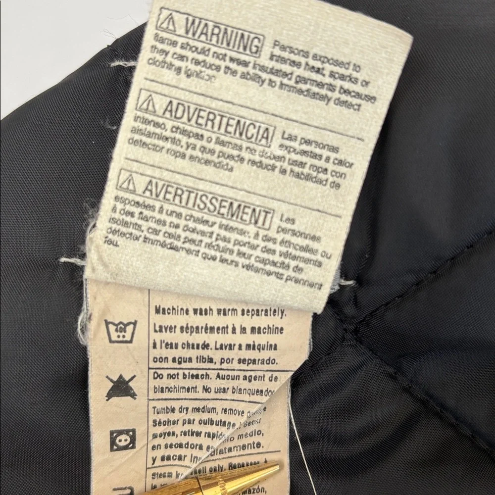 Vintage Carhartt Vest VO2 CHT Quilted Liner Union Made USA Work Wear Men's Large